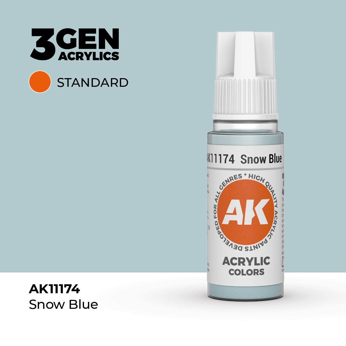 AK Interactive 3G Acrylic Snow Blue 17ml product image