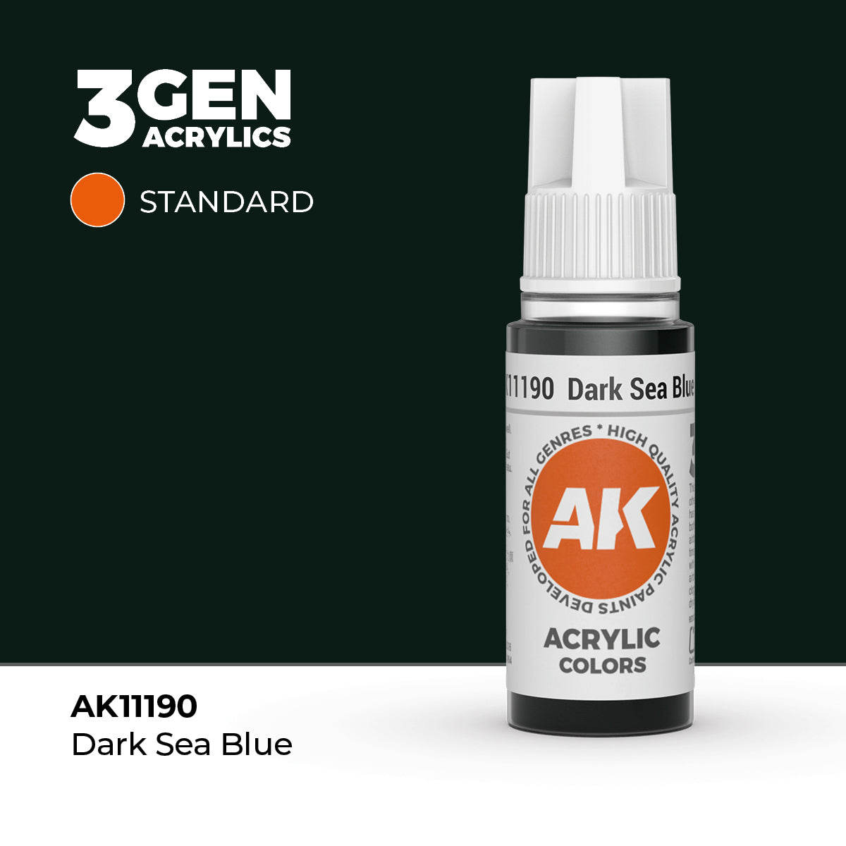 AK Interactive 3G Acrylic Dark Sea Blue 17ml product image