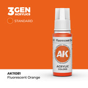 AK Interactive 3G Acrylic Fluorescent Orange 17ml product image