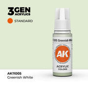 AK Interactive 3G Acrylic Greenish White 17ml product image