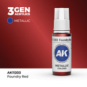 AK Interactive 3G Acrylic Foundry Red 17ml product image