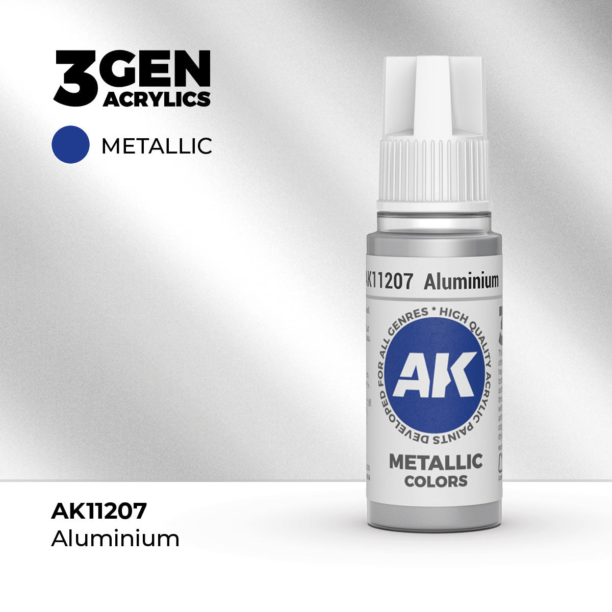 AK Interactive 3G Acrylic Aluminium 17ml product image