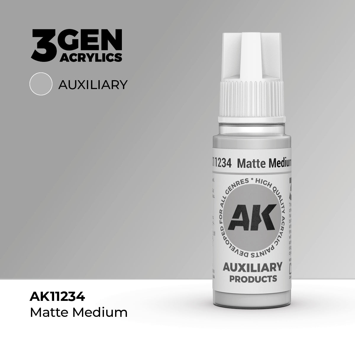 AK Interactive 3G Acrylic Matte Medium 17ml product image