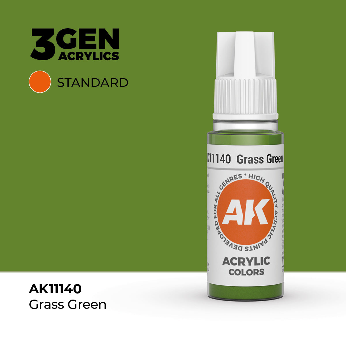 AK Interactive 3G Acrylic Grass Green 17ml product image