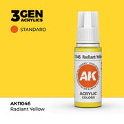 AK Interactive 3G Acrylic Radiant Yellow 17ml product image