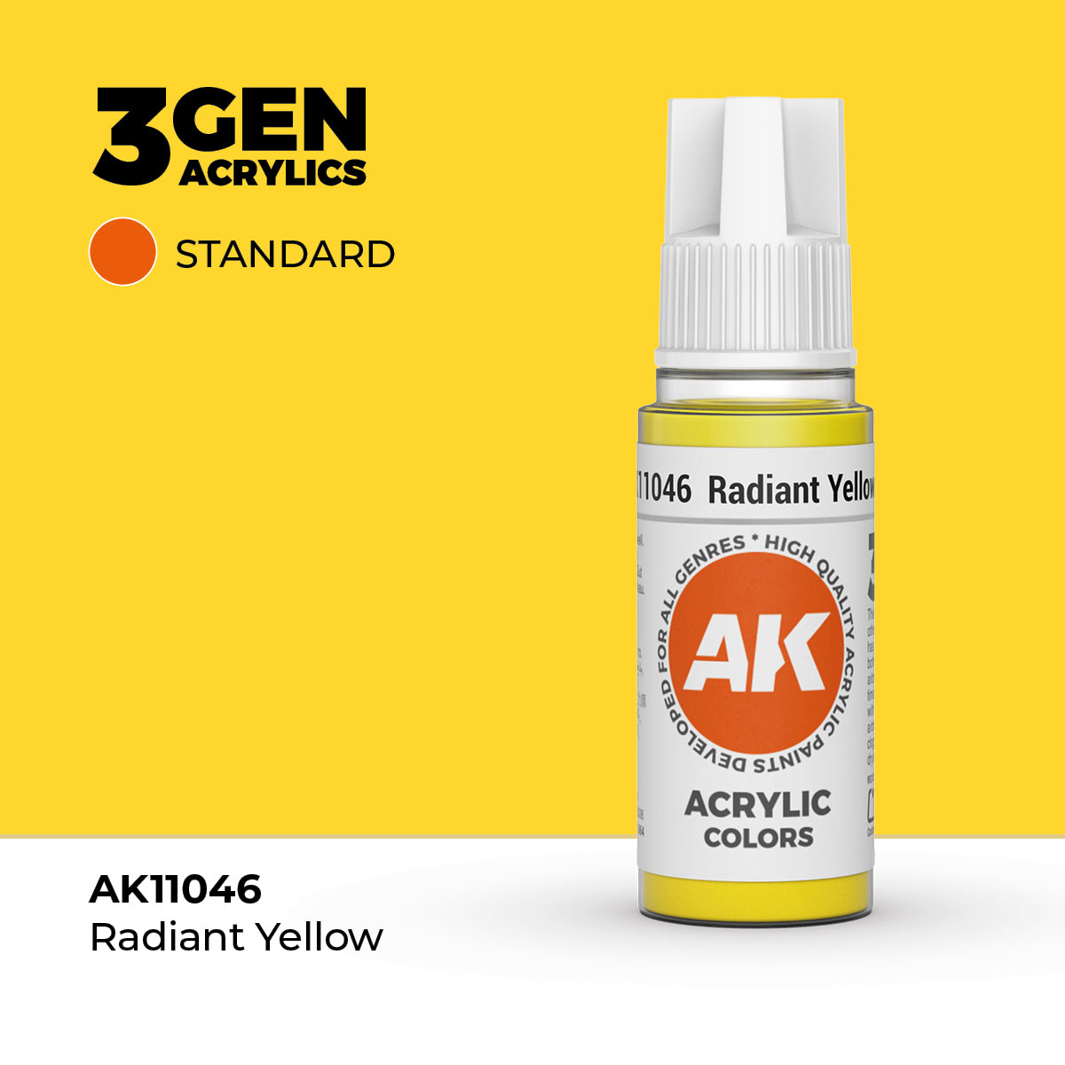 AK Interactive 3G Acrylic Radiant Yellow 17ml product image