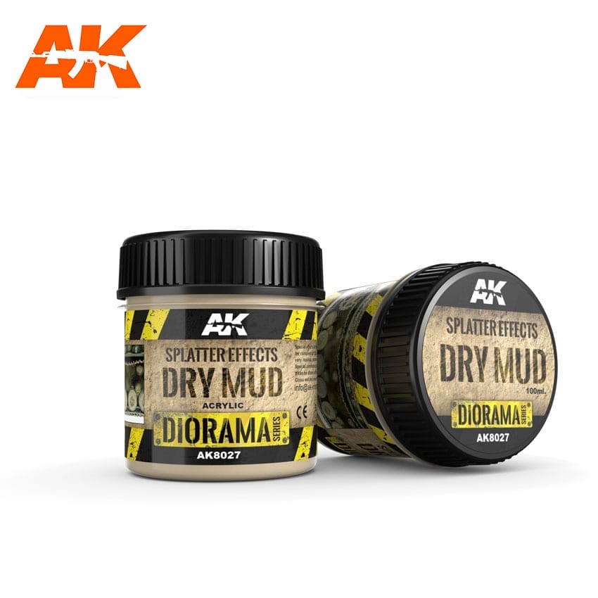 AK Interactive Splatter Effects Dry Mud - 100ml (Acrylic) product image