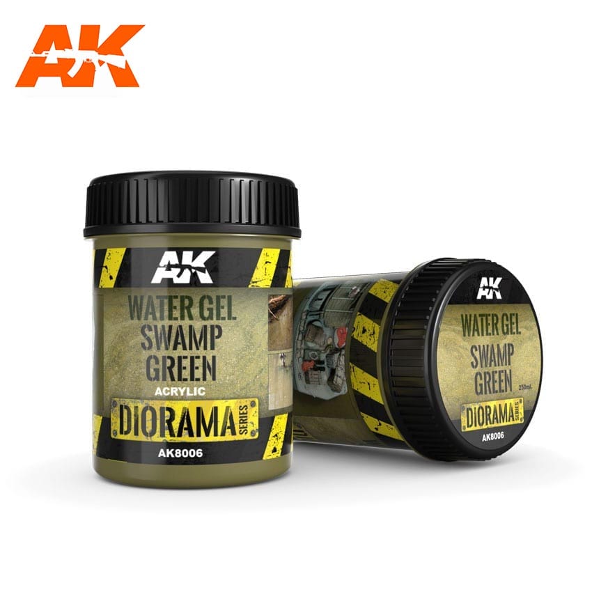 AK Interactive Water Gel Swamp Green Effects - 250ml (Acrylic) product image