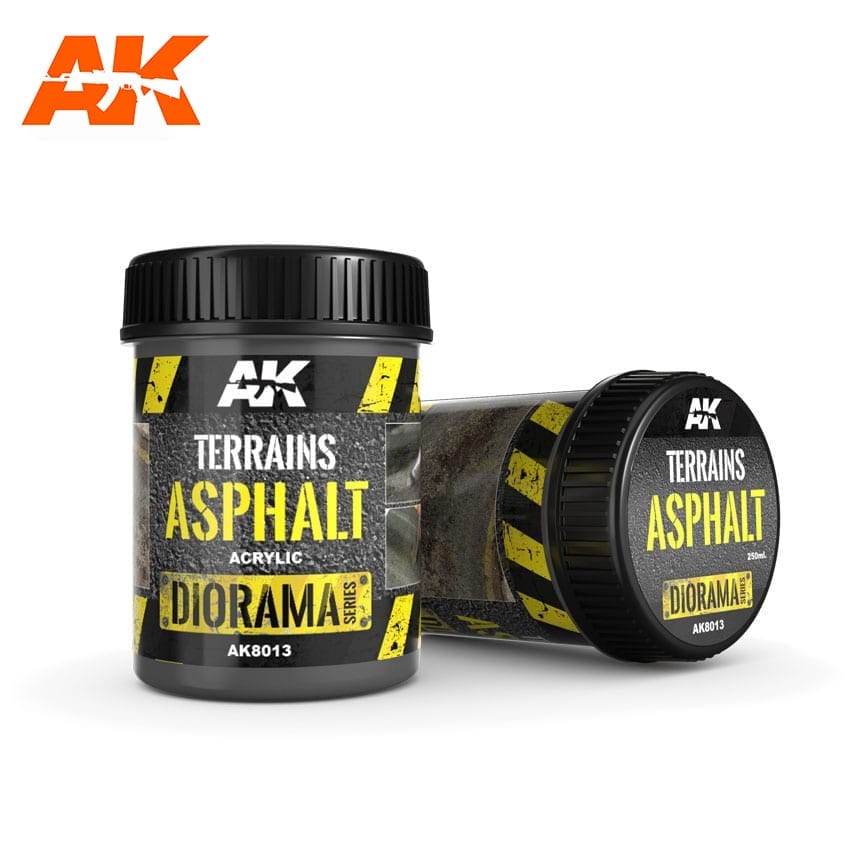 AK Interactive Terrains Asphalt - 250ml (Acrylic) product image