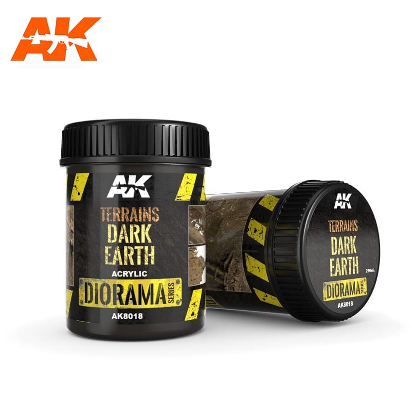 AK Interactive Terrains Dark Earth - 250ml (Acrylic) product image