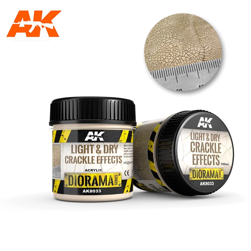 AK Interactive Light & Dry Crackle Effects - 100ml (Acrylic) product image