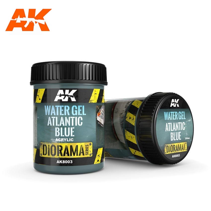 AK Interactive Water Gel Atlantic Blue - 250ml (Acrylic) product image