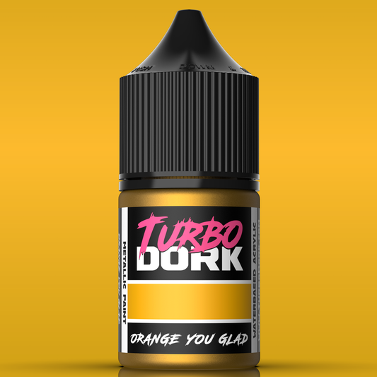 Orange You Glad Metallic Acrylic Paint 22ml Bottle
