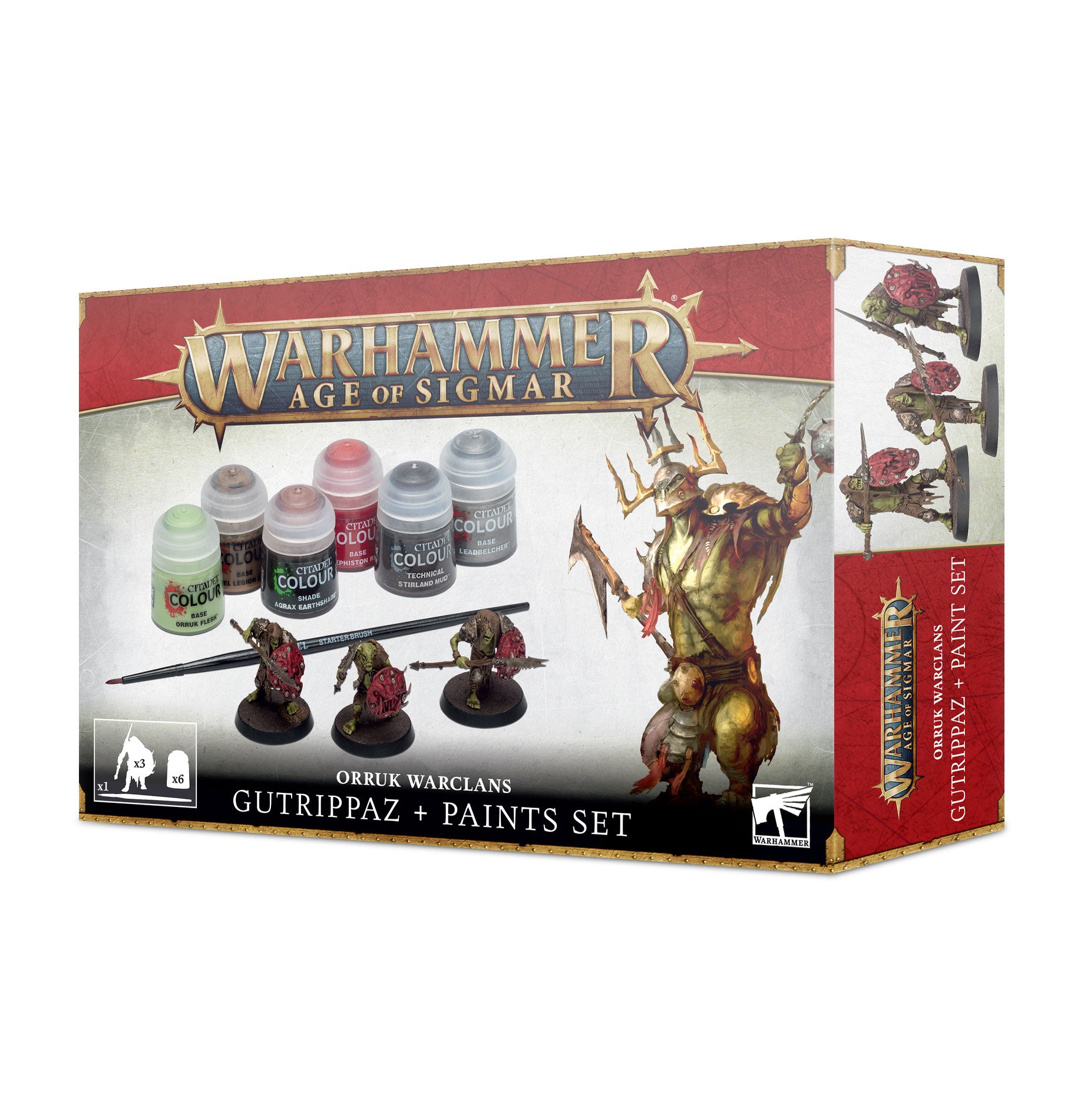 AGE OF SIGMAR: Skaven + Paint Set