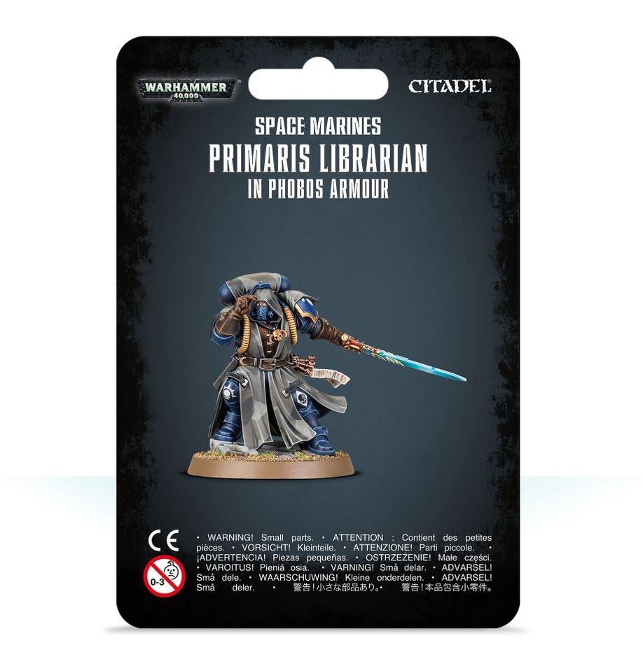 SPACE MARINES: Primaris Librarian In Phobos Armour