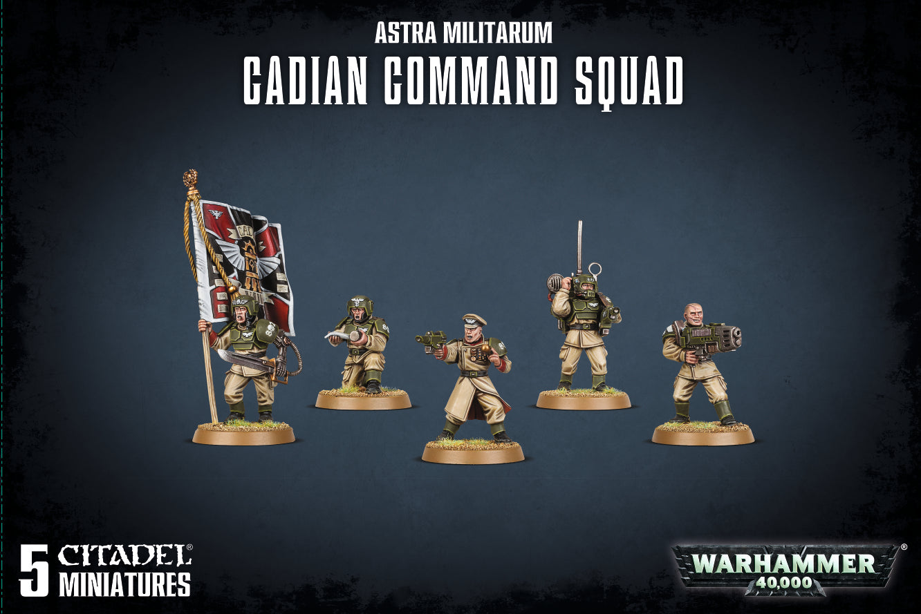 ASTRA MILITARUM: Cadian Command Squad