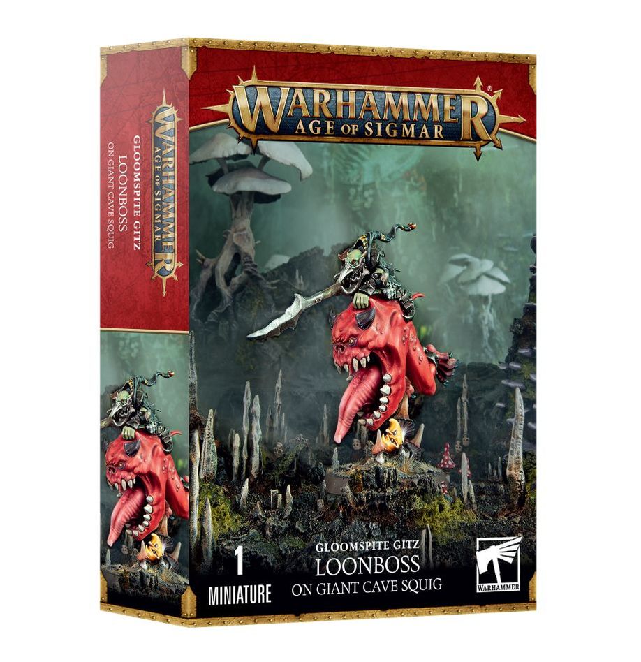 GLOOMSPITE GITZ: Loonboss On Giant Cave Squig