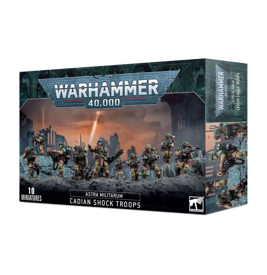 *ASTRA MILITARUM: Cadian Shock Troops