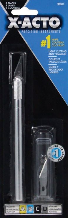 No 1 Precision Knife w/5 No 11 Blades