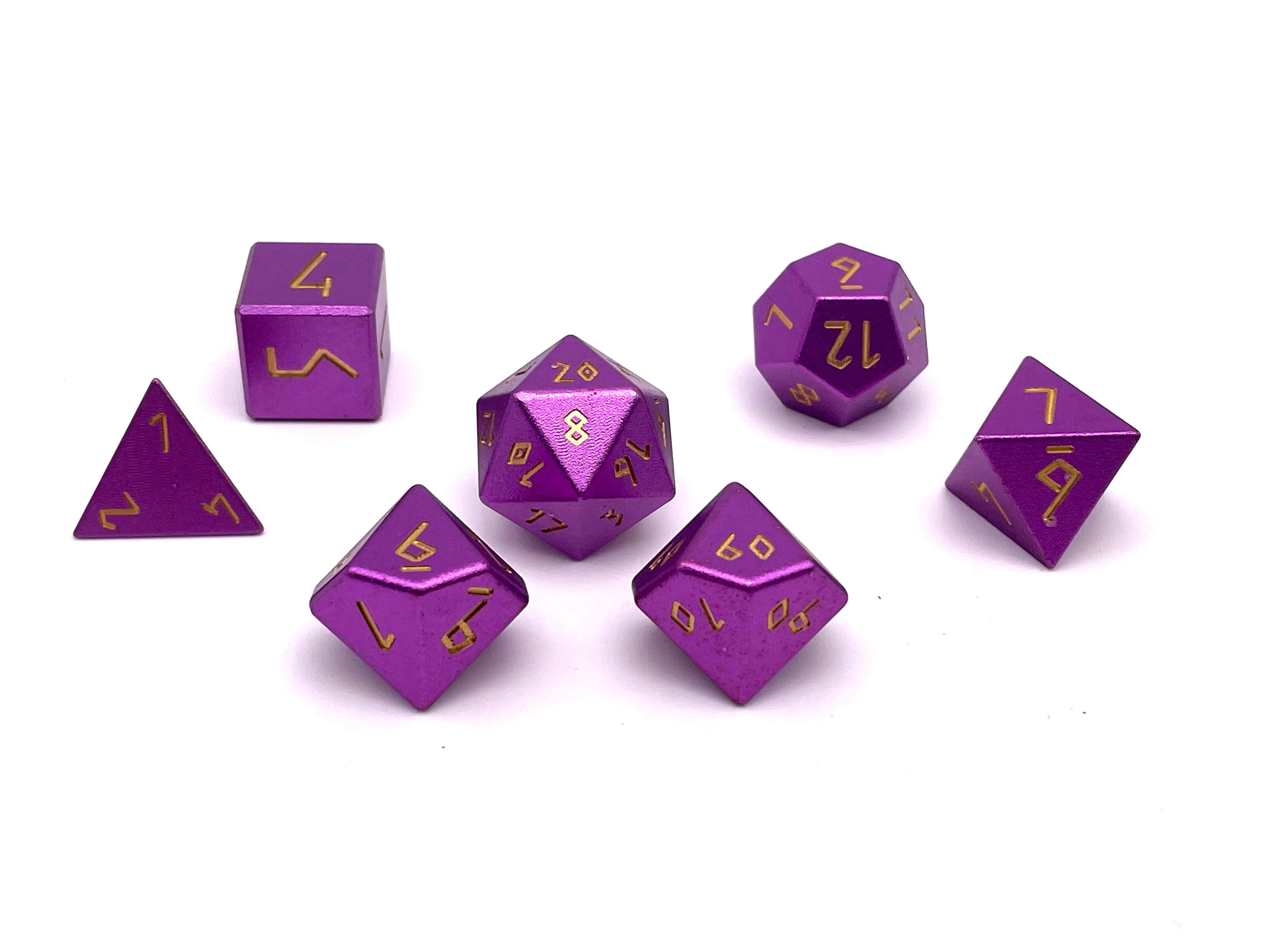 Orb of Bardic Knowledge - 7 Piece RPG Set 6063 Aluminum Orb Series Dice