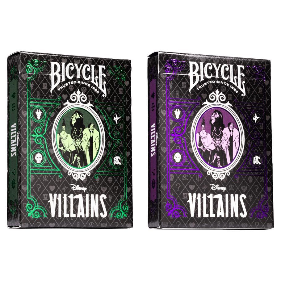Playing Cards: Disney Villains (Purple or Green)