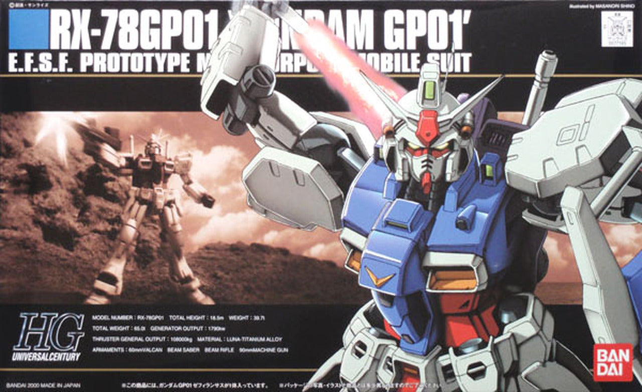 Bandai HGUC 1/144 #13 RX-78GP01 Gundam GP01 Zephyrantes "Gundam 0083"