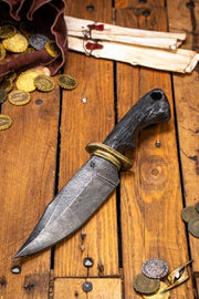 Foam: Ranger Knife with Core - BR/Gold - 32 cm