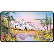 Ultra Pro: Bob Ross Mighty Mountain Lake: Black Stitched Playmat