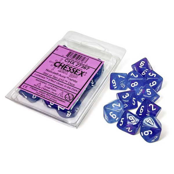 D10 Clamshell: Nebula Aura White/Luminary