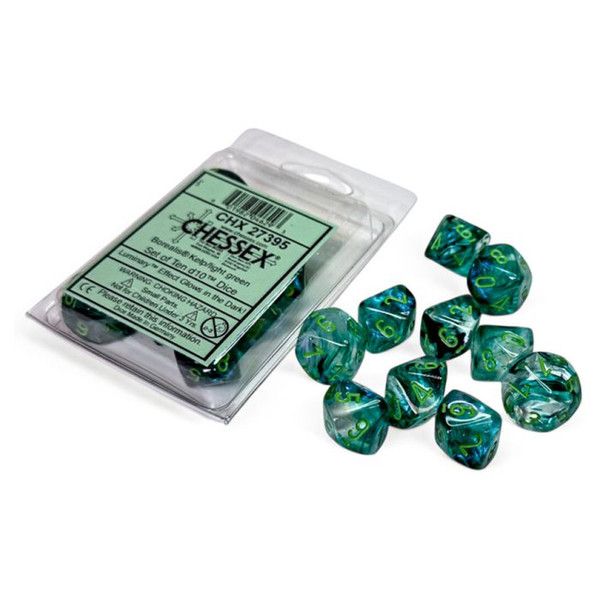 D10 Clamshell: Borealis Kelp/Light Green Luminary