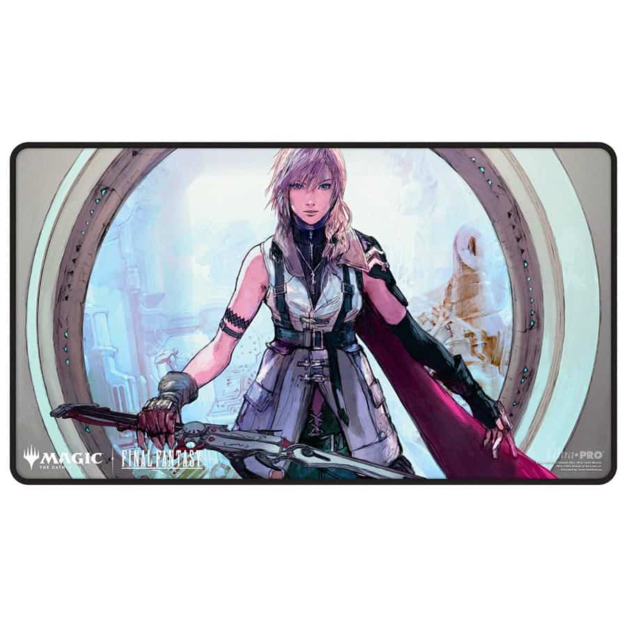 MTG: Final Fantasy: Black-Stitched Playmat W