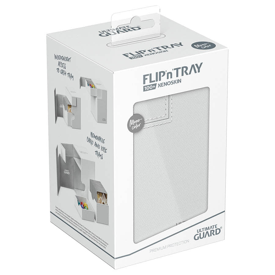 Deck Case 100+ Flip N Tray Monocolor White