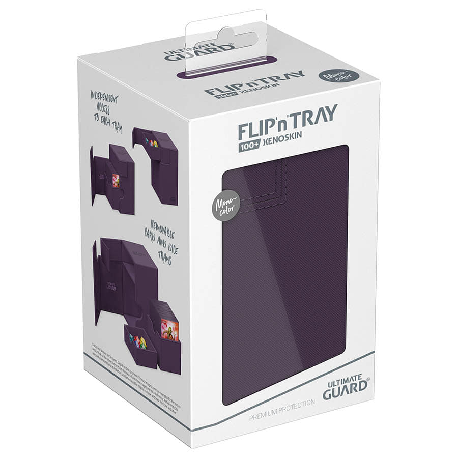 Deck Case 100+ Flip N Tray Monocolor Purple