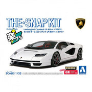 Aoshima 1/32 SNAP KIT #19-A Lamborghini Countach LPI 800-4 (White)