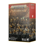 ORRUK WARCLANS: Ironjawz Bigmob Spearhead