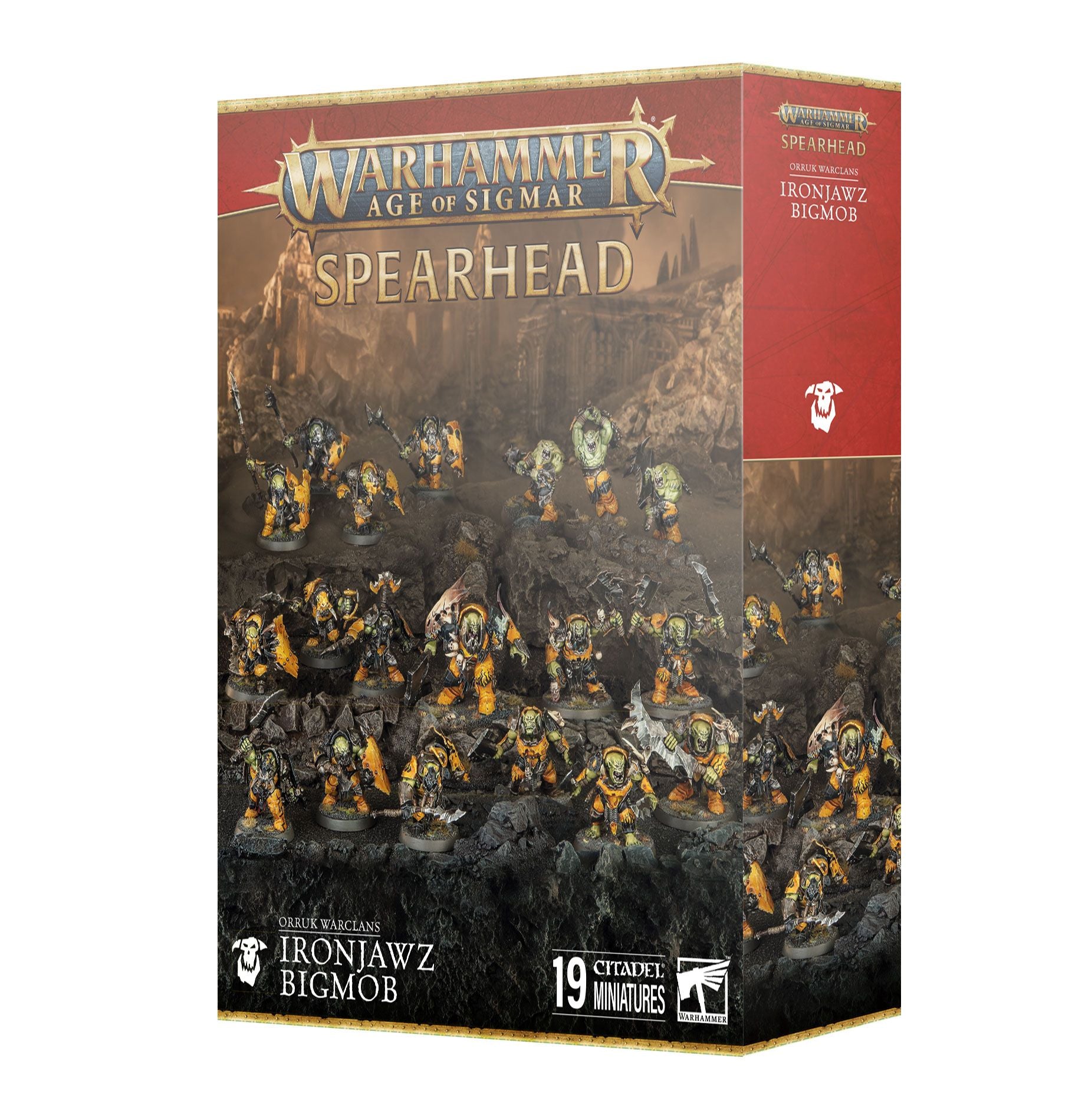 ORRUK WARCLANS: Ironjawz Bigmob Spearhead