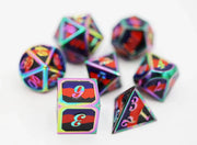 Poly Pride Flag - RPG Metal Dice Set