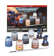 *Warhammer 40K: Space Marines Intercessors + Paints