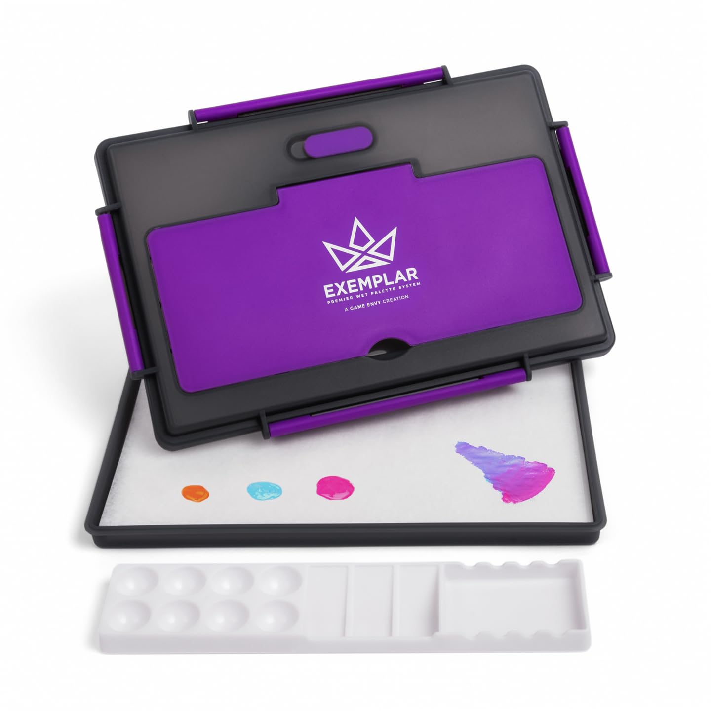 Game Envy "Exemplar MEGA" Wet Palette - Purple