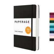 Casebound Lined Journal - 252 Pages - Black front cover