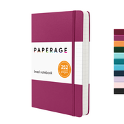 Casebound Lined Journal - 252 Pages - Raspberry front cover