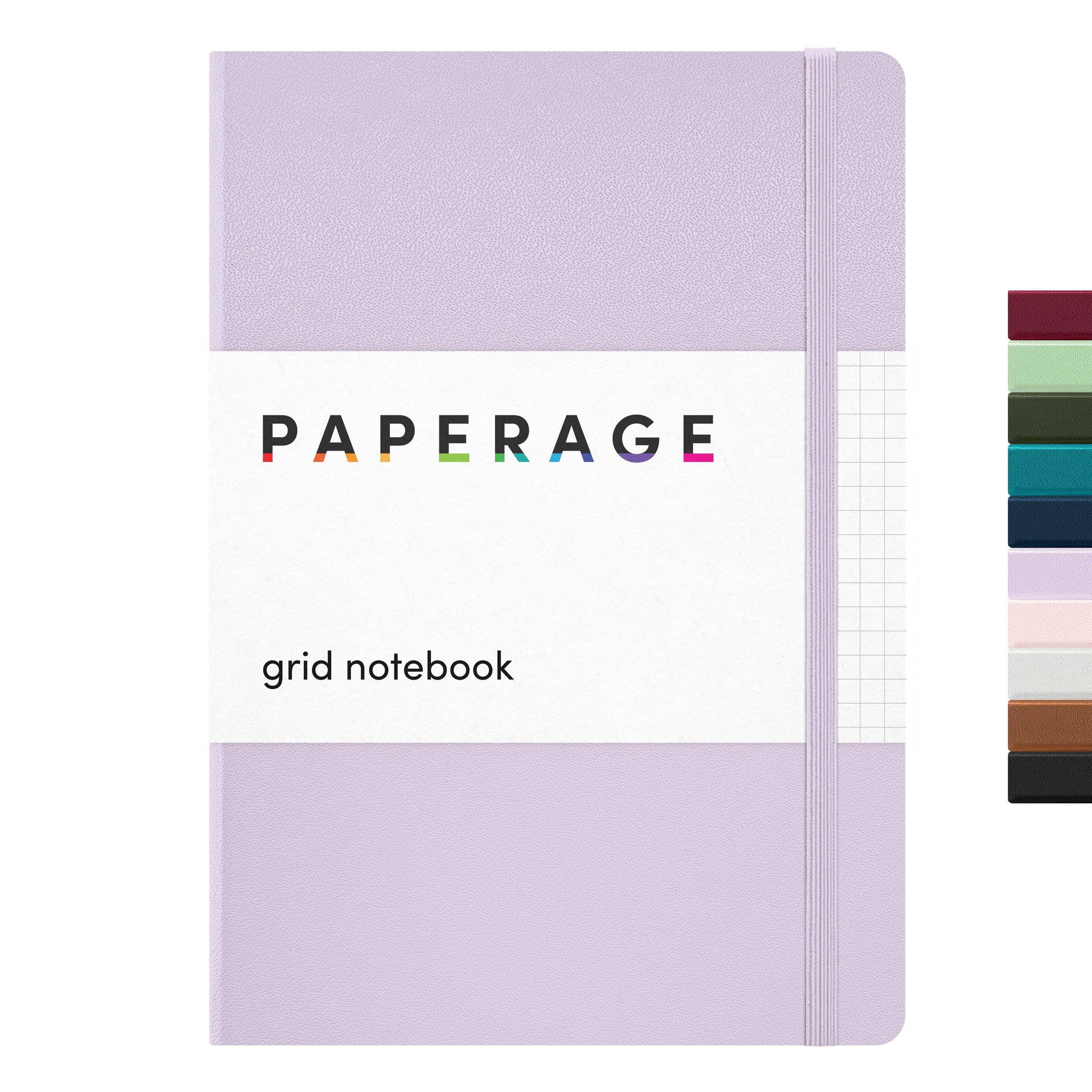 Casebound Grid Journal - 160 Pages - Lavender front cover