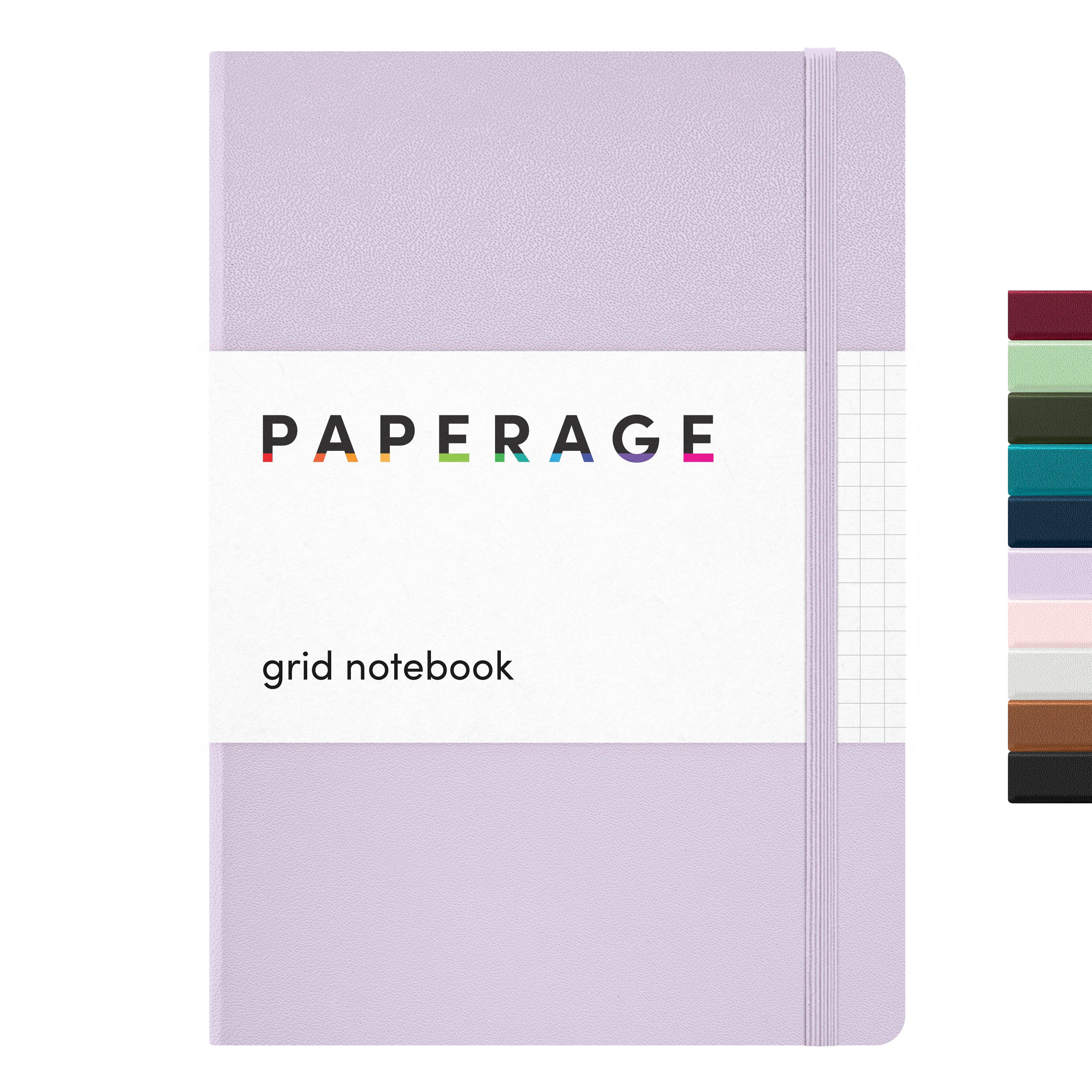 Casebound Grid Journal - 160 Pages - Lavender front cover