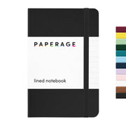 Pocket Size Casebound Lined Notebook - Black front cover