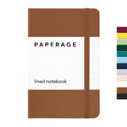 Pocket Size Casebound Lined Notebook - Cognac front cover