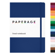 Casebound Lined Notebook - 160 Pages - Royal Blue front cover