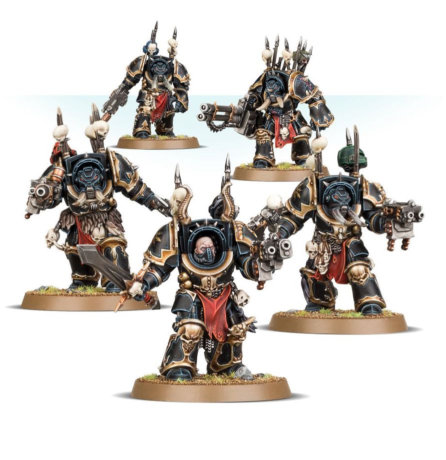 *CHAOS SPACE MARINES: Chaos Terminator Squad