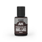 AK Interactive Precision Paneliner Sepia (30ml)