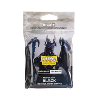 Dragon Shield: Perfect Fit Thick Inner Sleeves: Black