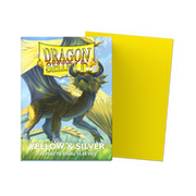 Dragon Shield: Matte Dual Yellow & Silver (100)